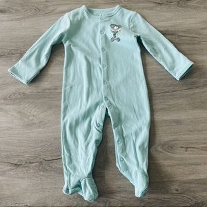 Long sleeve baby necessity ♡ light blue/green